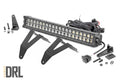 Rough Country LED Light | Bumper Mount | 20" Black Dual Row| Amber DRL | Ram 1500 (19-23)