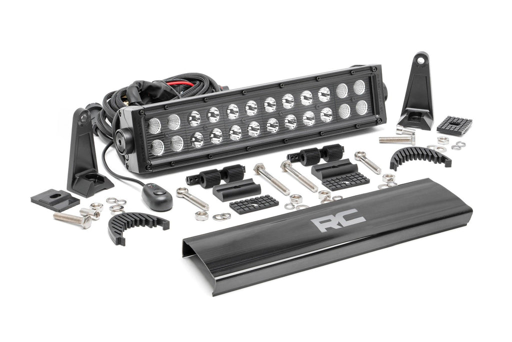 Rough Country Black Series LED Light | 12 Inch | Dual Row