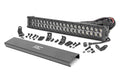 Rough Country Black Series LED Light | 20 Inch | Dual Row | White DRL