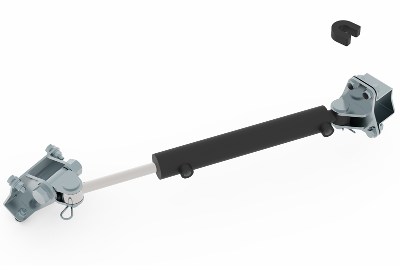 Universal Hydraulic Turning Unit:( Mid-Mount Plows )