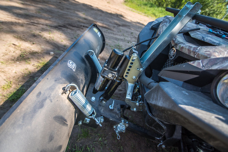 Universal Plow Lift Adapter: ( Tubular Steel Rack Fitted Atv )
