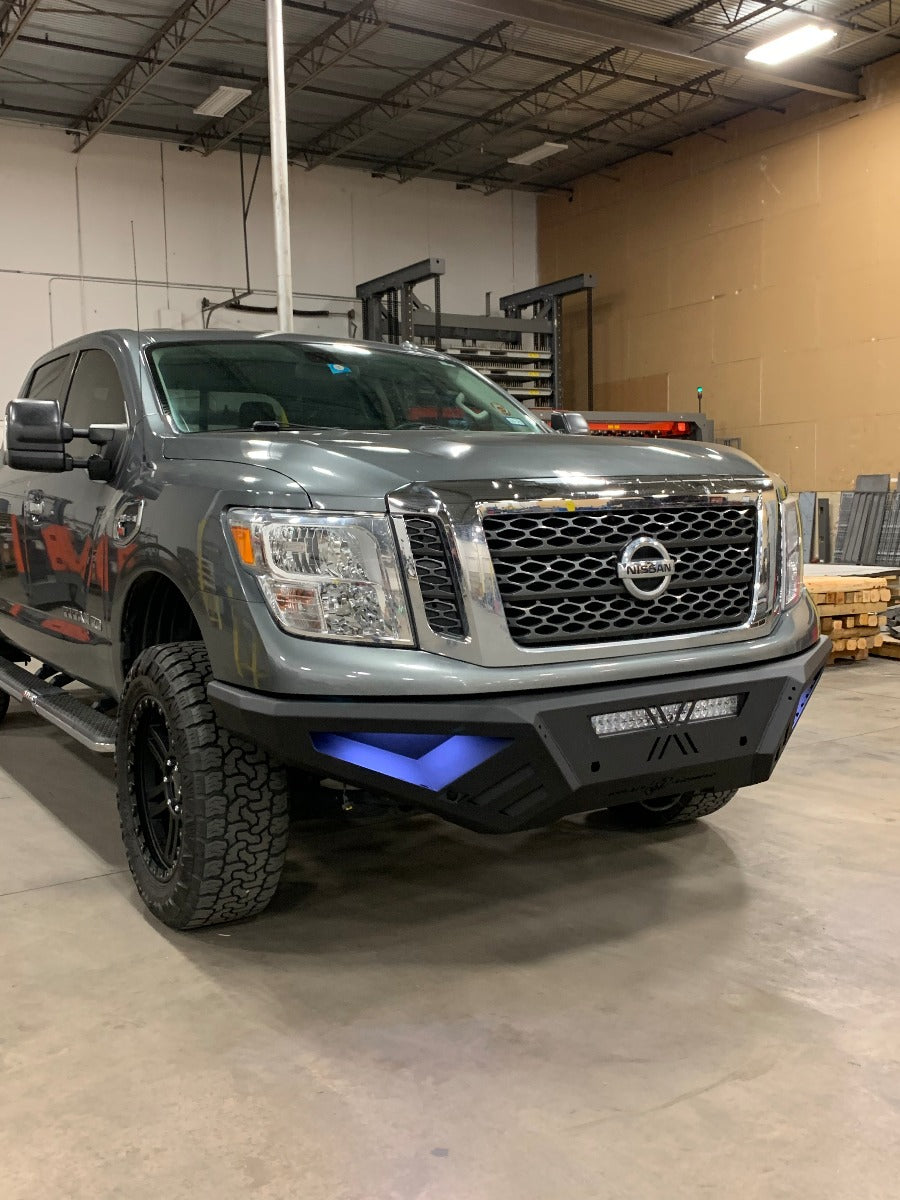2016-2019 Nissan Titan Xd Spartan Front Bumper  - Texture Black