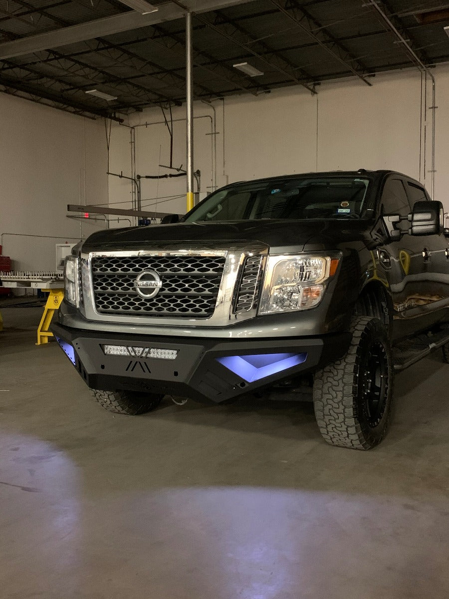 2016-2019 Nissan Titan Xd Spartan Front Bumper  - Texture Black