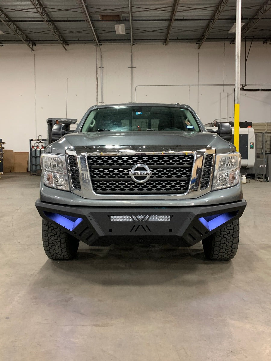 2016-2019 Nissan Titan Xd Spartan Front Bumper  - Texture Black