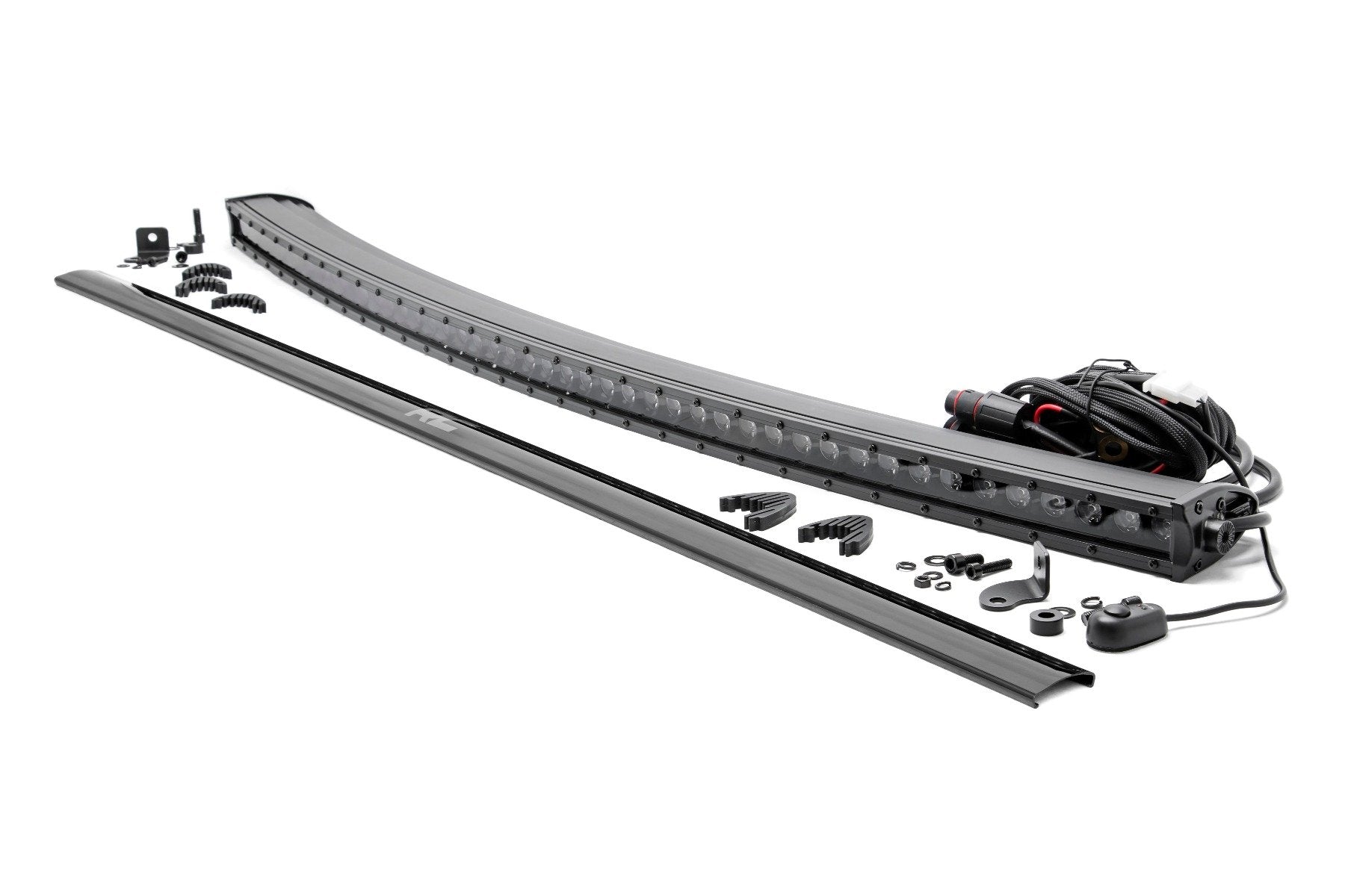 Rough Country Black Series LED | 50 Inch Light| Curved Single Row