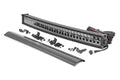 Rough Country Black Series LED | 30 Inch Light| Curved Dual Row | Amber DRL