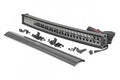 Rough Country LED Light | Bumper Mount | 30" Black Dual Row | White DRL | Toyota 4Runner (14-20)
