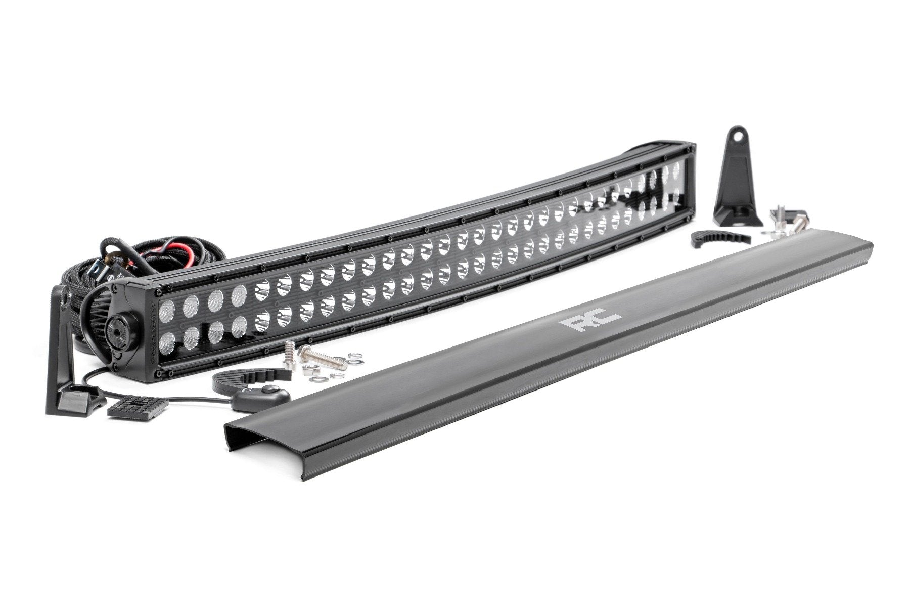 Rough Country Black Series LED | 30 Inch Light| Curved Dual Row