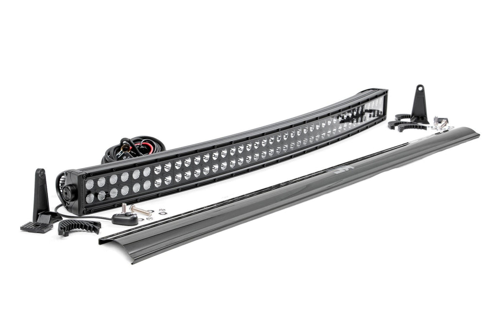 Rough Country Black Series LED | 40 Inch Light| Curved Dual Row