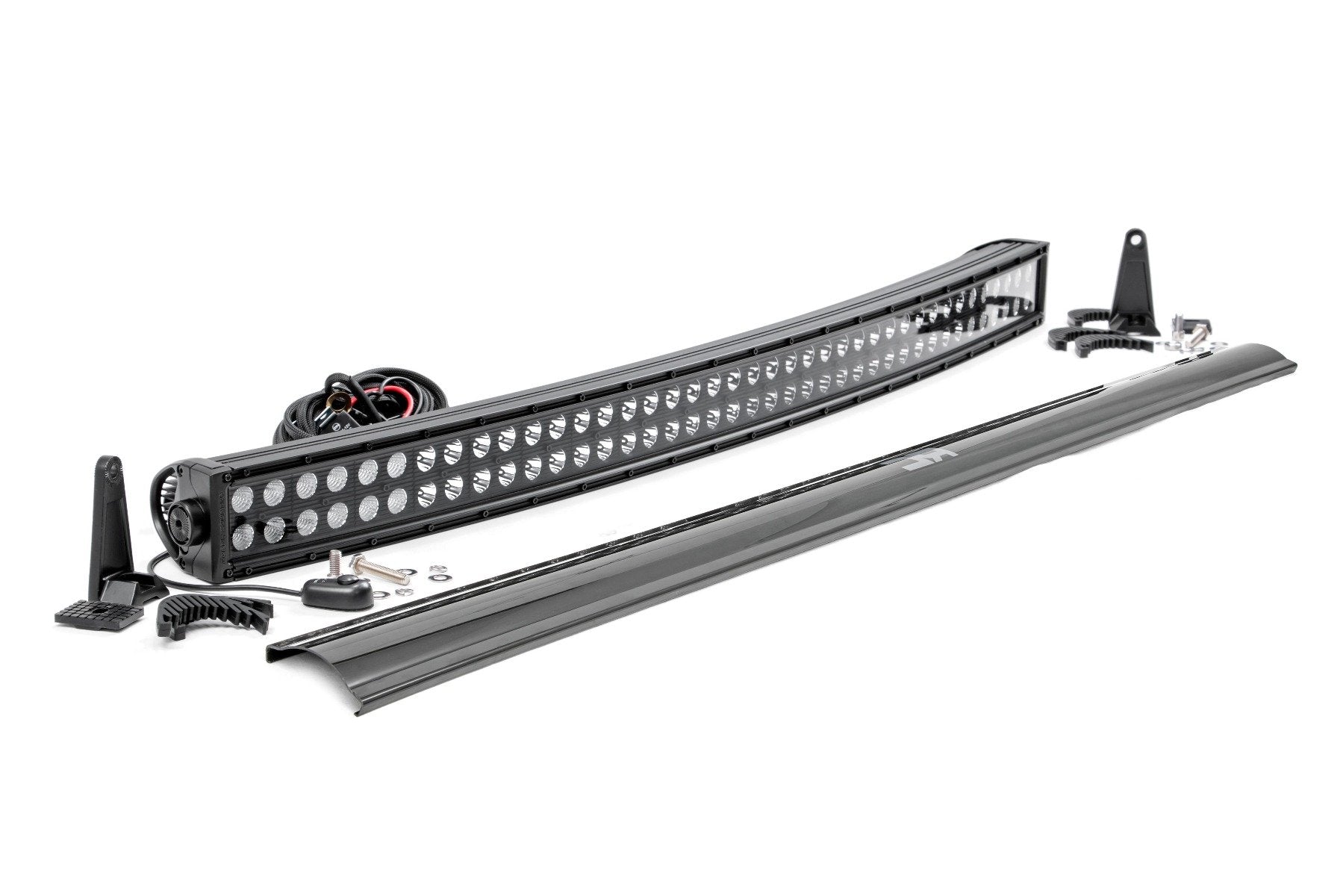 Rough Country Black Series LED | 40 Inch Light| Curved Dual Row