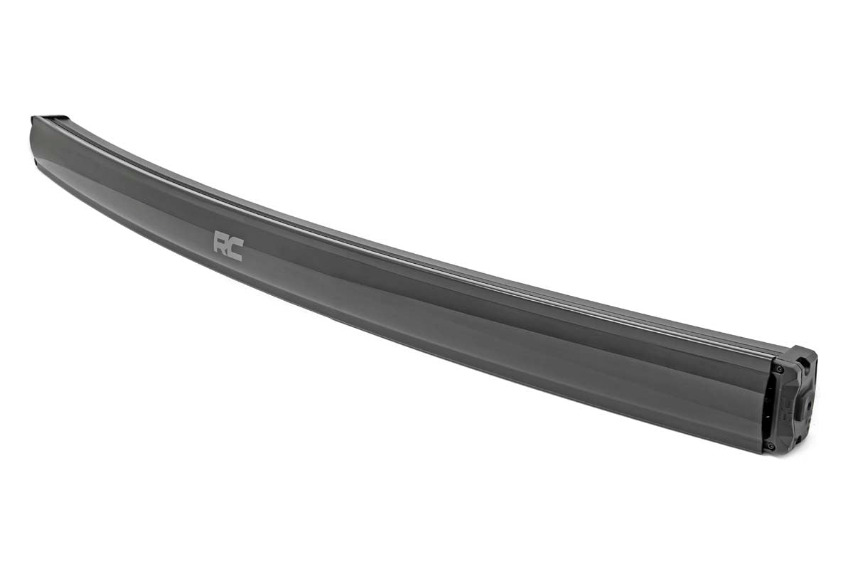 Rough Country Black Series LED | 50 Inch Light| Curved Dual Row | White DRL