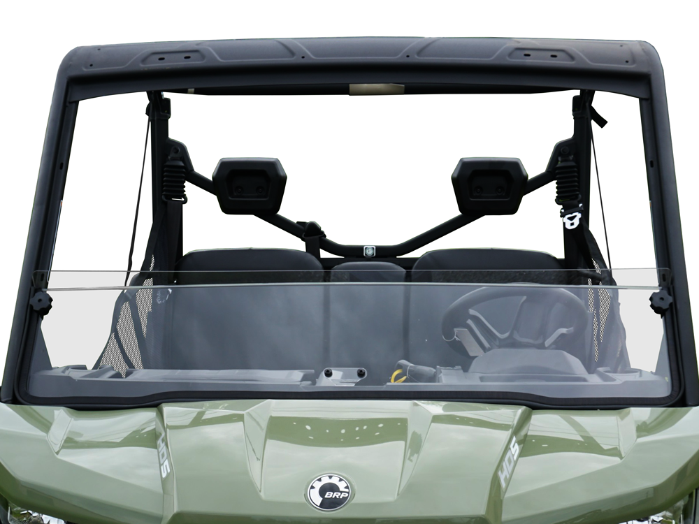 Can Am Defender Half Windshield Clear Hard Coated Scratch Resistant 2016+