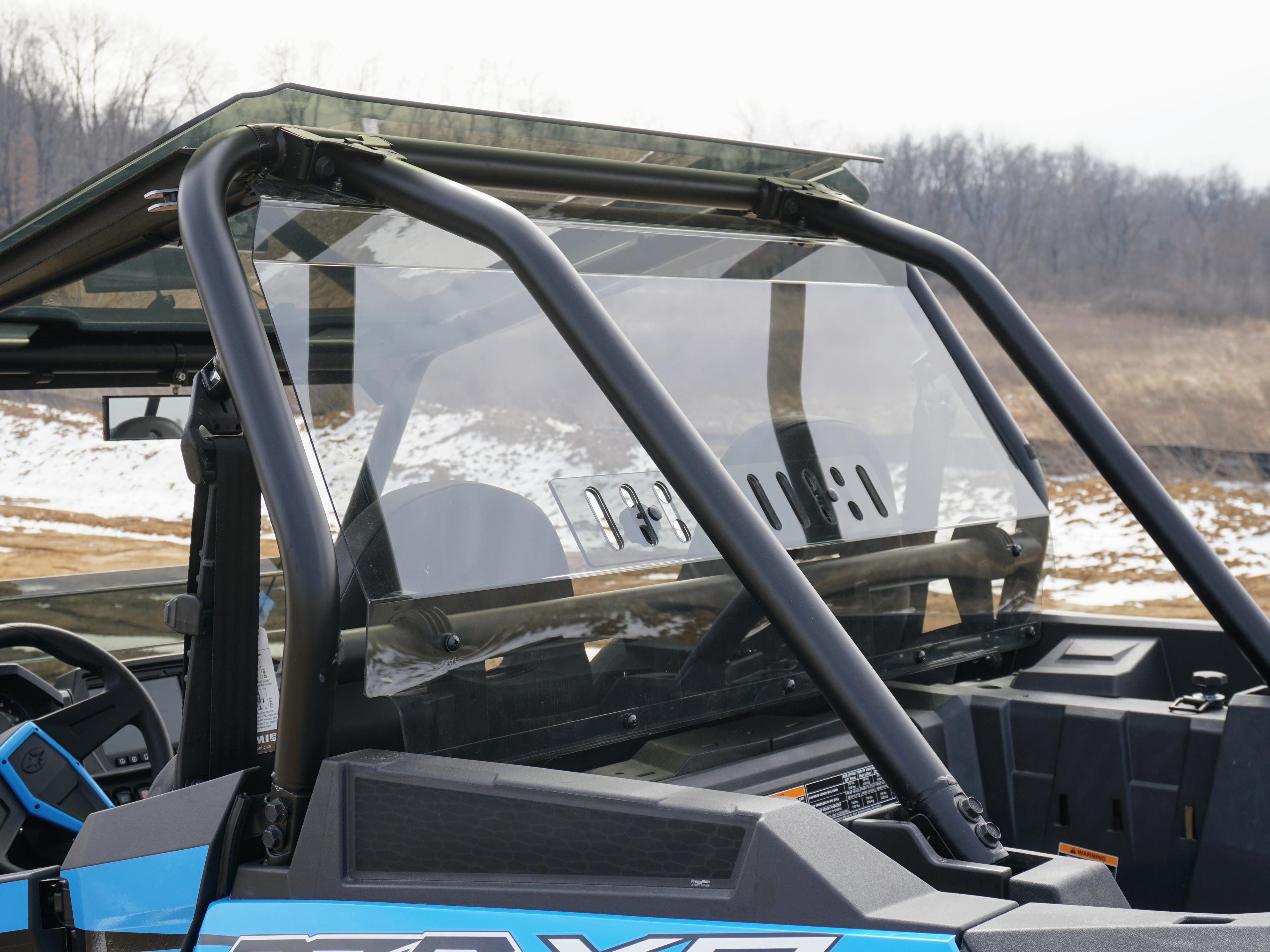Polaris Rzr Xp 1000 Rear Shield Tinted W/Vent 2019+