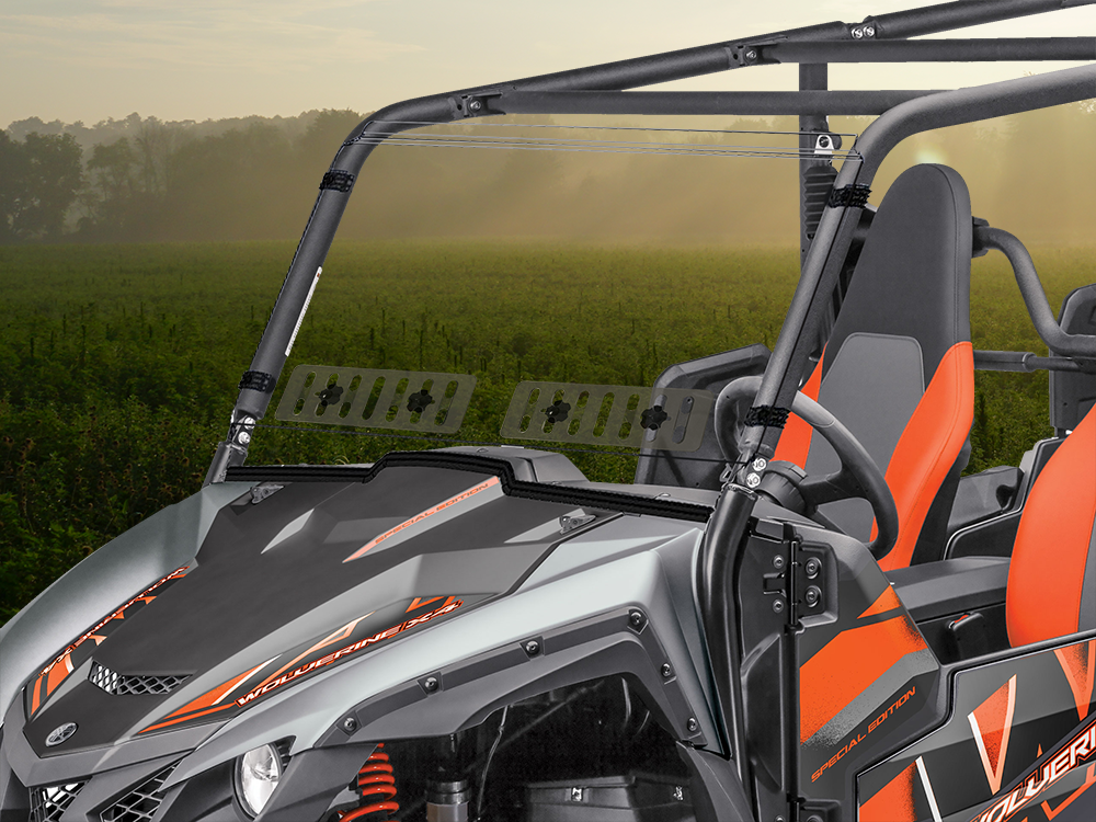 Wolverine X-4 2015-2020 / Wolverine X-2 850 2019-2020 Dual Vented Scratch Resistant Windshield