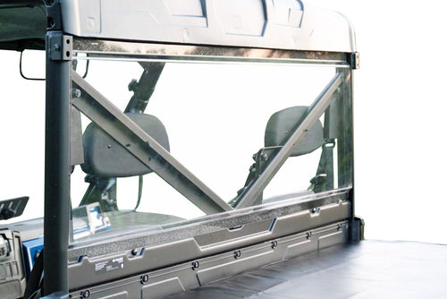Polaris Ranger Full Size (Profile Tubing) Rear Window-Hard Coated Scratch Resistant All 2013+ Full Size Ranger W/ Profile Tubing