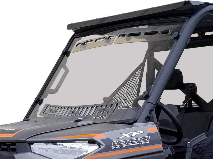 Polaris Ranger Full-Size 2013-Current Scratch Resistant Multi-Vent Windshield By Spike 2013+ Full Size Ranger W/ Profile Tubing