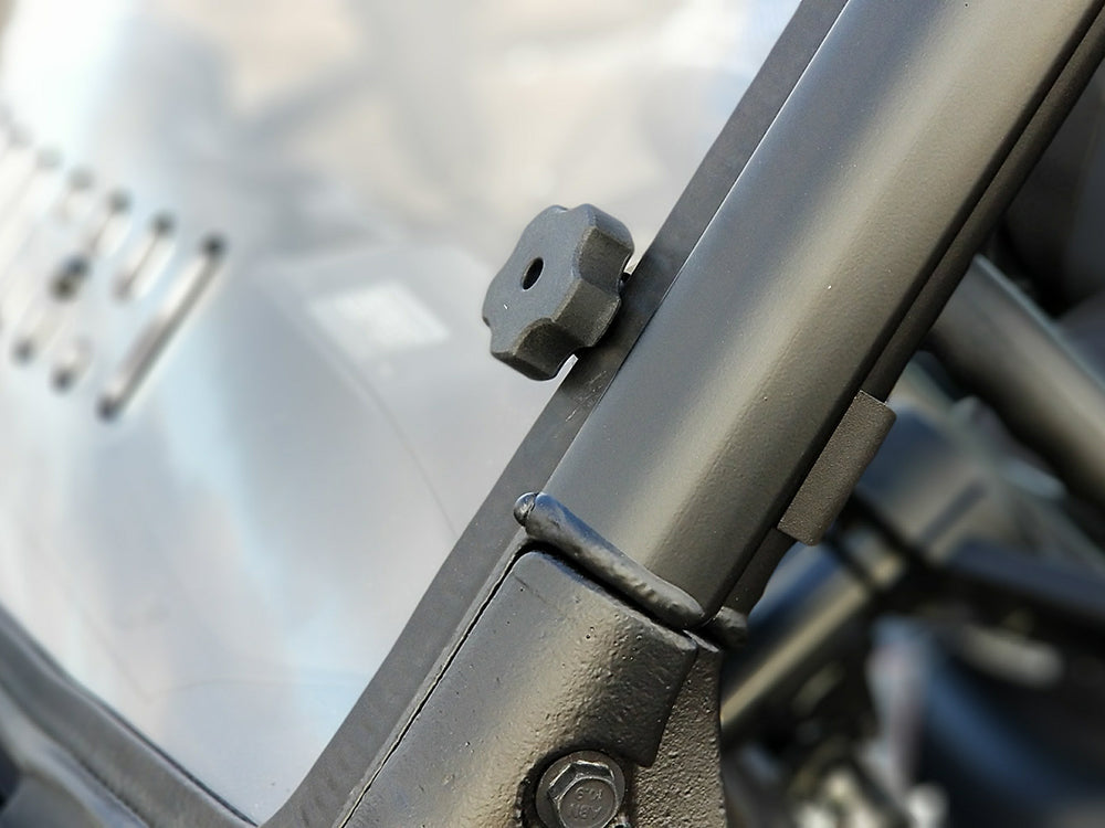 Polaris Ranger Full-Size 2013-Current Scratch Resistant Multi-Vent Windshield By Spike 2013+ Full Size Ranger W/ Profile Tubing