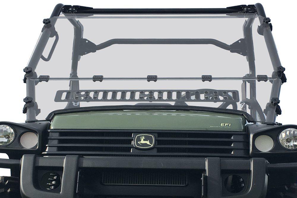 John Deere Gator Hpx 4X4, Xuv 620I And 625I, Xuv 825I, 825M, 850D And 855D Hinged Windshield With Vents Hard Coated Scratch Resistant 2007+