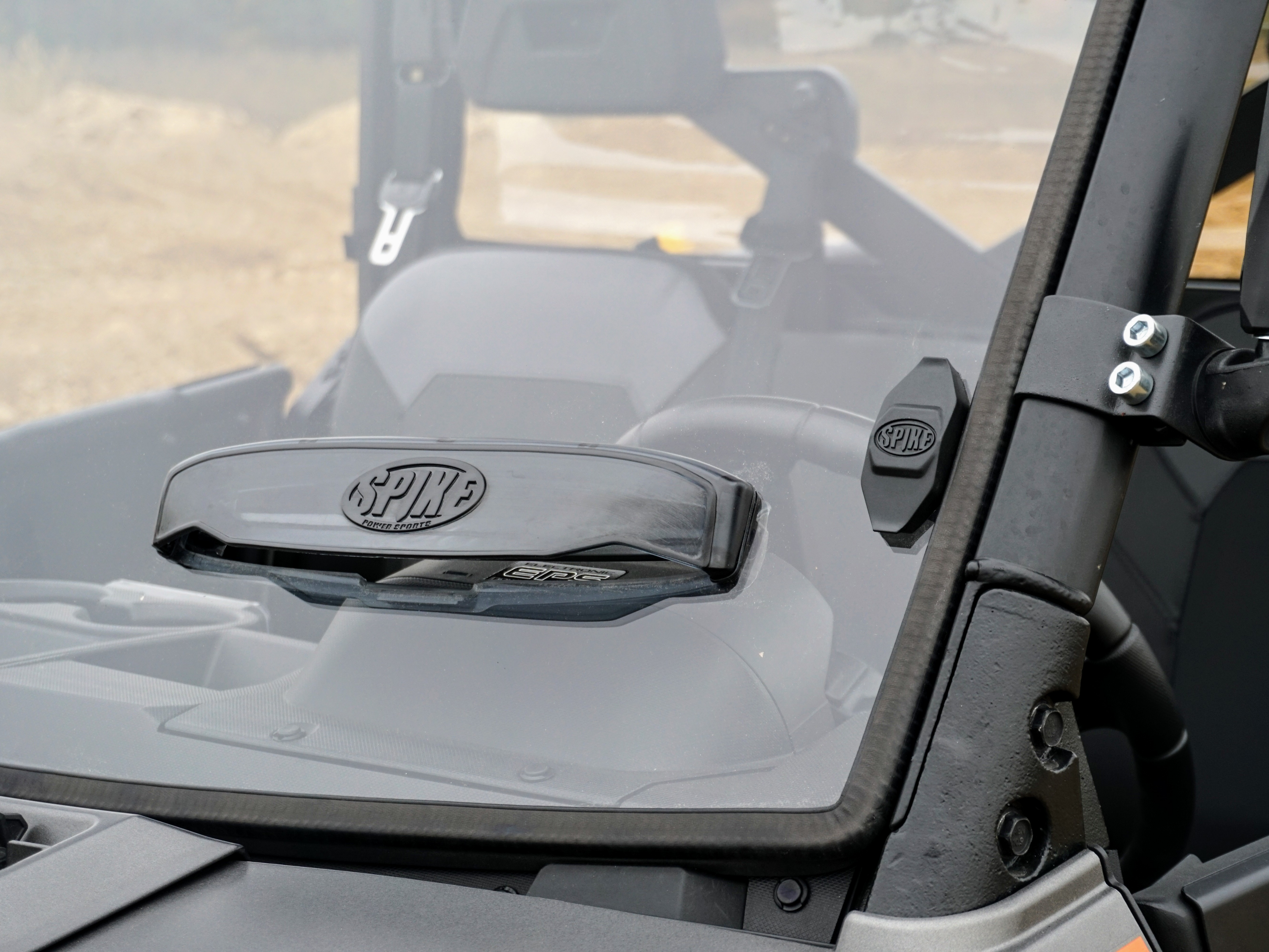 Polaris Ranger Full Size (Pro-Fit) Venting Windshield With Trr (Tool-Less-Rapid-Release) Mounting System