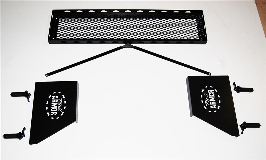 Trail Armor Polaris Ranger 500, 570 (Fullsize), 700, 800, 800 Crew, 1000 Xp, 900, 900 Crew, 6X6 Small Rear Basket Storage Rack