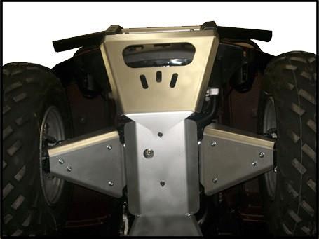 8 - Piece Complete Aluminum Skid Plate Set, Yamaha Grizzly 660 (2002 - 2008) - Offroad Armor