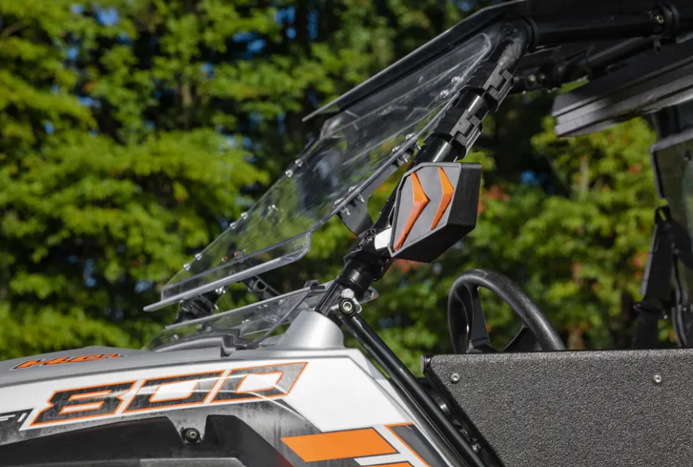 Polaris Rzr Scratch Resistant Flip Windshield