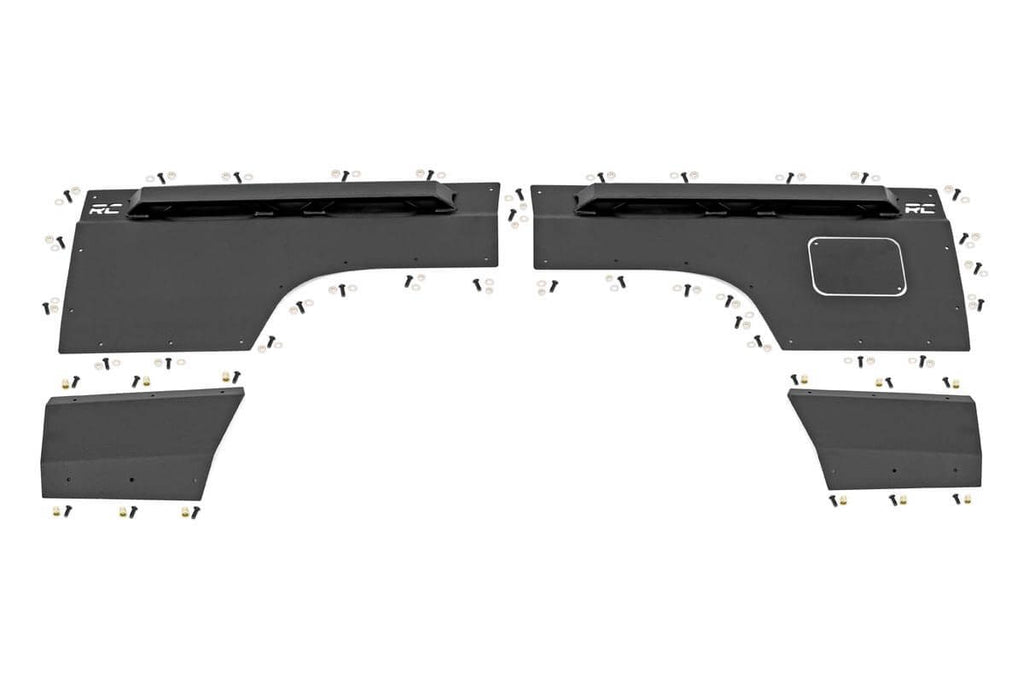 Rough Country Fender & Quarter Panel Armor | Rear | Combo | Jeep Cherokee XJ (84-96)
