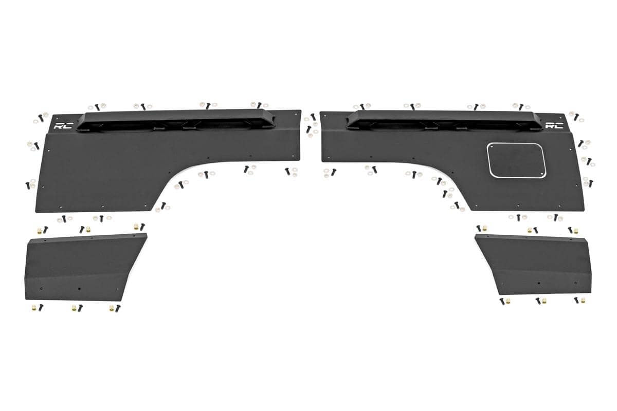 Rough Country Fender & Quarter Panel Armor | Rear | Combo | Jeep Cherokee XJ (84-96)