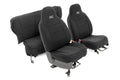 Rough Country Seat Covers | Non Detach Headrest FR and Rear | Jeep Cherokee XJ (84-96)