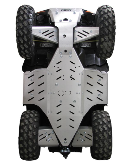 Skid plate full set (aluminium) Polaris Sportsman XP 550 / XP 850 (-2014)