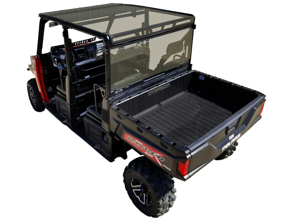 Polaris Ranger Full-Size Crew 2-Pc Tinted Polycarbonate Roof (Pro-Fit Tubing) 2014+ Full-Size Crew/Profile Tubing
