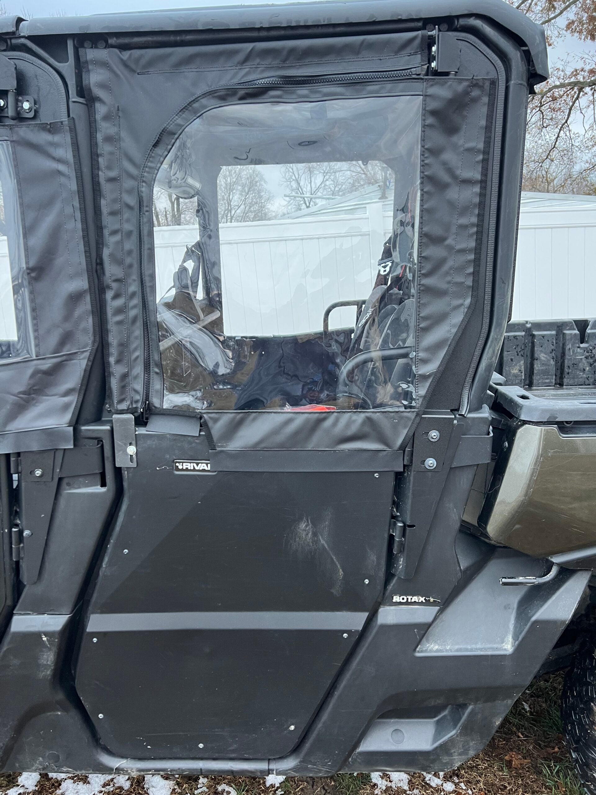 Canam Defender Max Convertible Doors (Rival Lower Doors and Removable Framed Upper Doors)