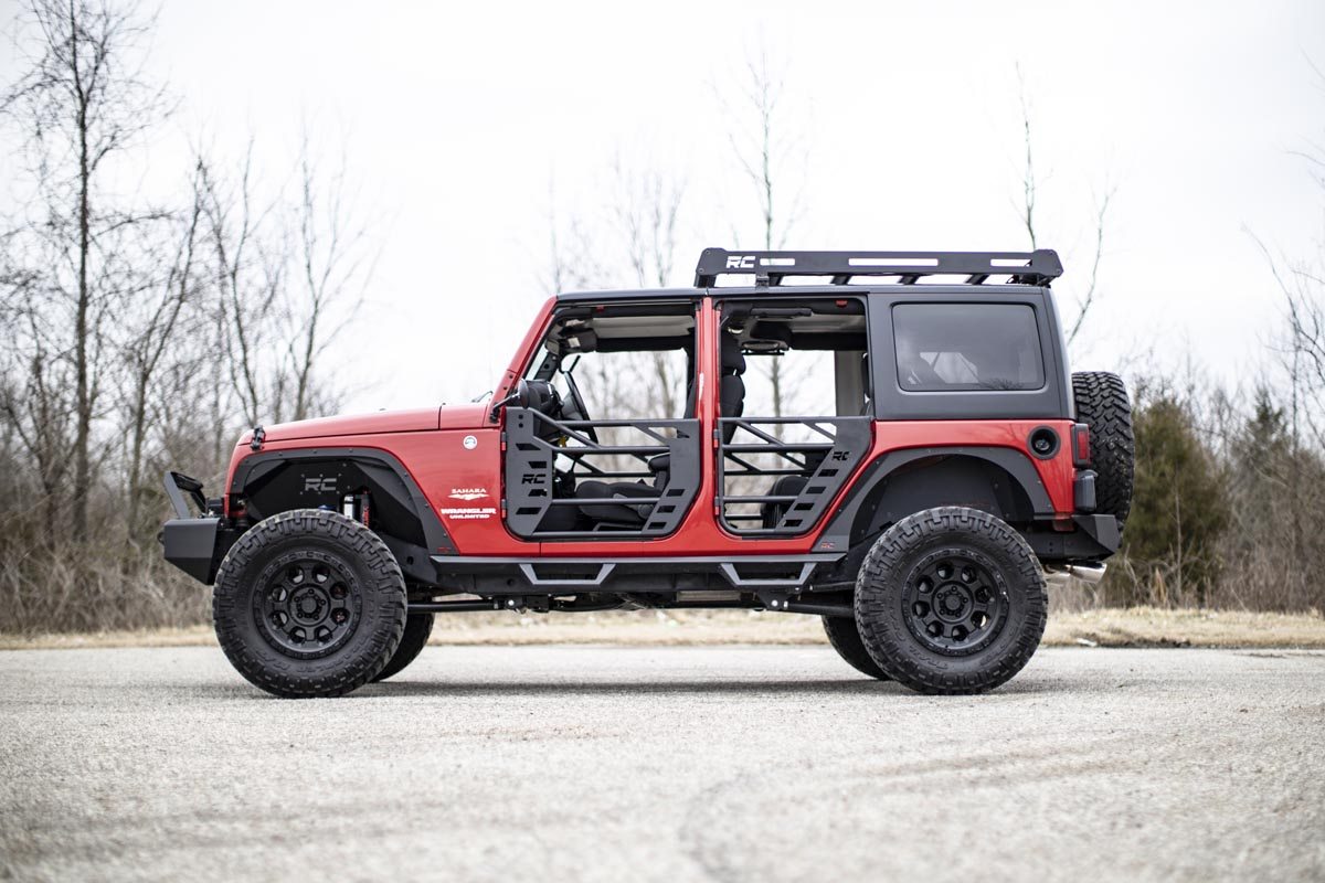 Rough Country Tubular Doors | Rear | Jeep Wrangler JK  (2007-2018)