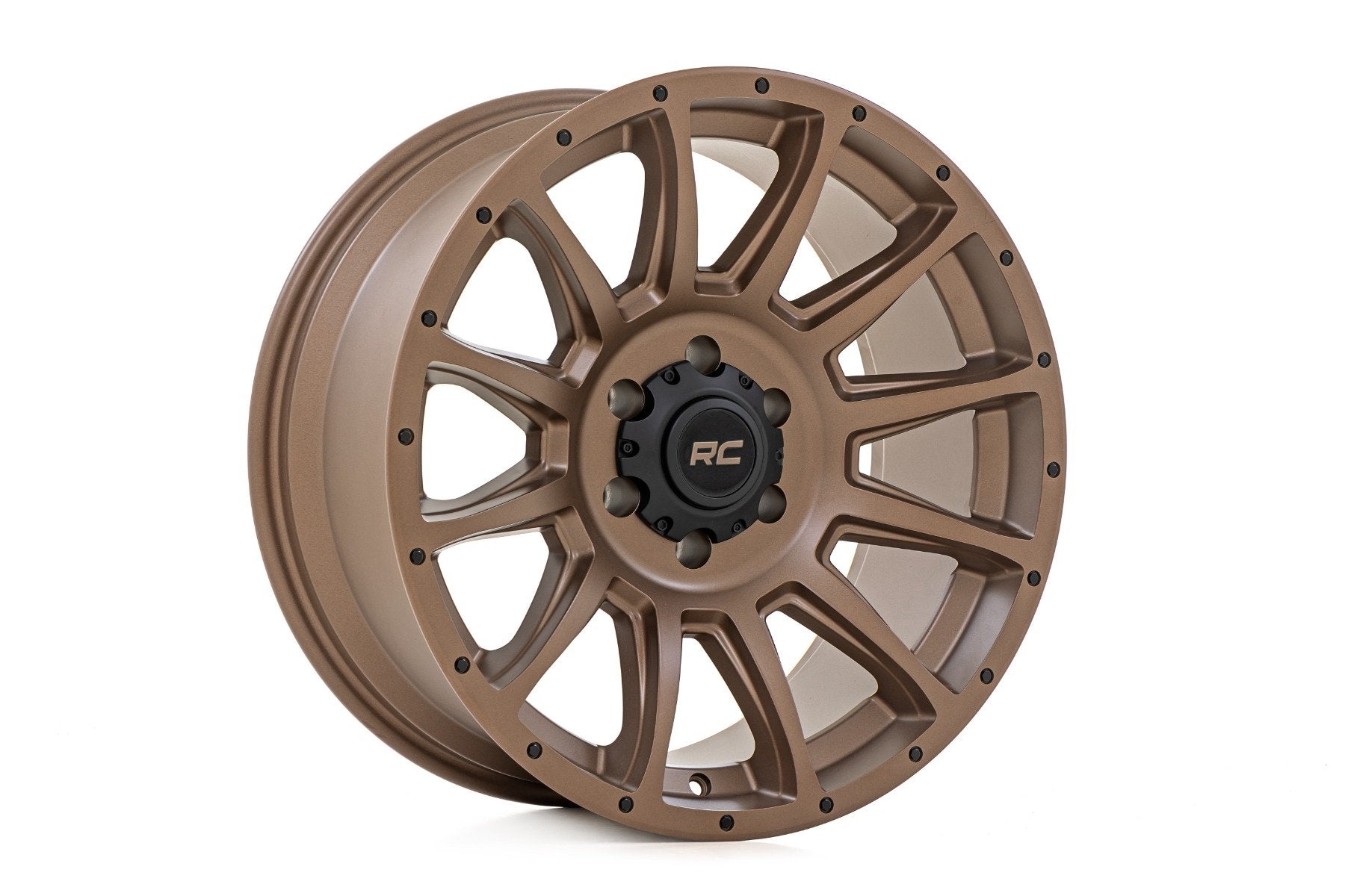 Rough Country 90 Series Wheel | One-Piece | Bronze | 18x9 | 5x5 | -12mm