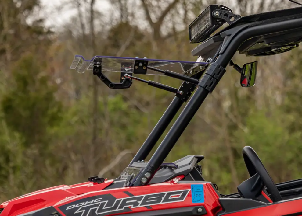 Polaris Rzr 900 Scratch Resistant Flip Windshield