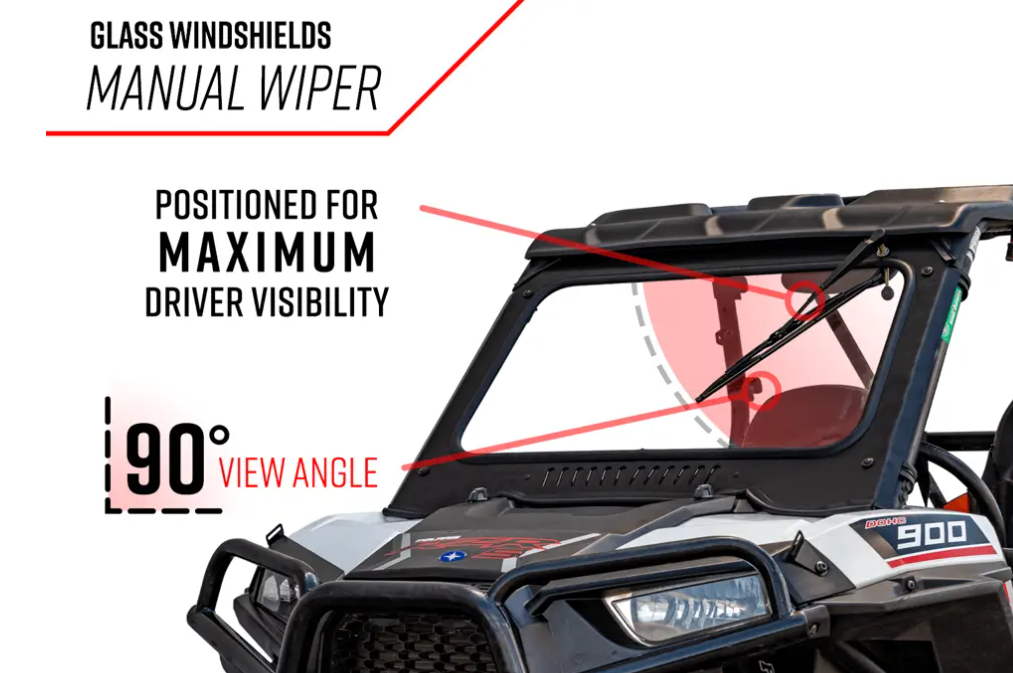 Polaris Rzr Trail 900 Glass Windshield