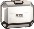 A sturdy, rectangular silver metal case with black reinforced corners and a handle on top. The case features the logo “KENAI BY MOOSE RACING” with a mountain silhouette above the text on its front surface.