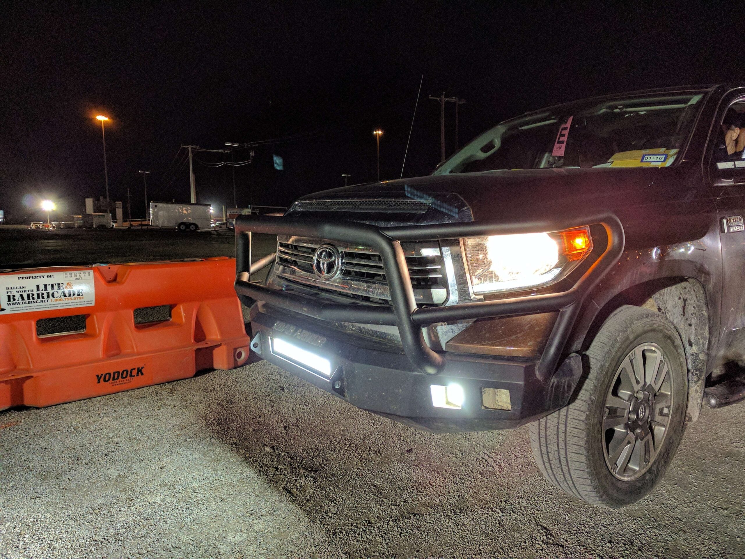 2014-2021 Toyota Tundra Stealth Front Non-Winch Bumper Lonestar Guard - Texture Black