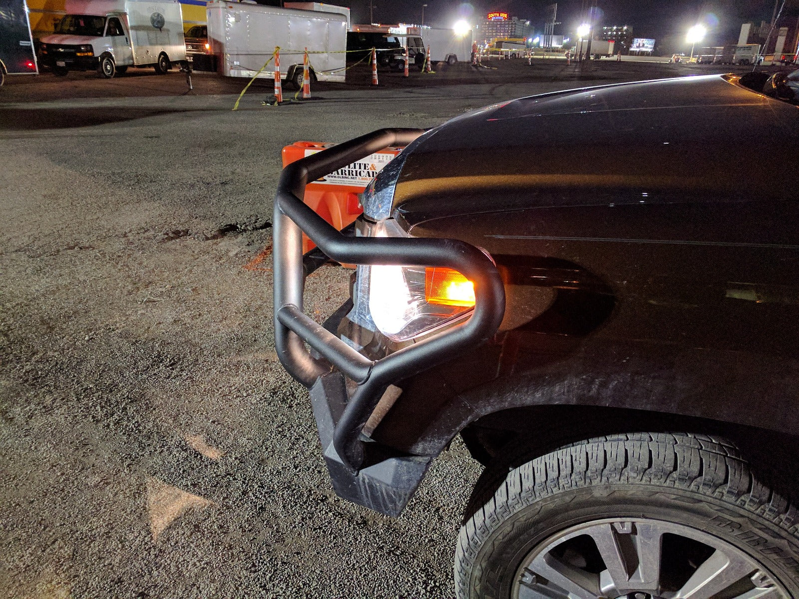 2014-2021 Toyota Tundra Stealth Front Non-Winch Bumper Lonestar Guard - Texture Black