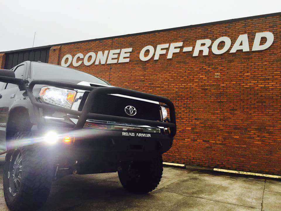 2014-2021 Toyota Tundra Stealth Front Winch Bumper Lonestar Guard - Texture Black Warn M12000, Smittybilt Xrc