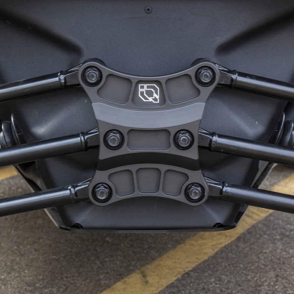 Can Am Maverick X3 / Max Hmf Billet Back Plate Black - Black 2017+