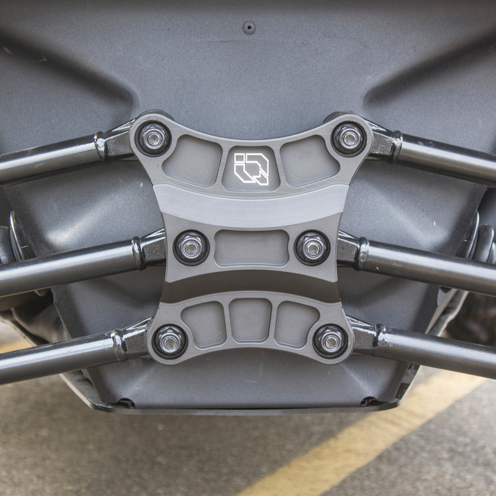 Can Am Maverick X3 / Max Hmf Billet Back Plate Black - Black 2017+