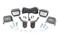 Rough Country LED Light | Cage Mount | 2" Chrome Pair | Wide Angle | Honda Pioneer 1000 (16-22)