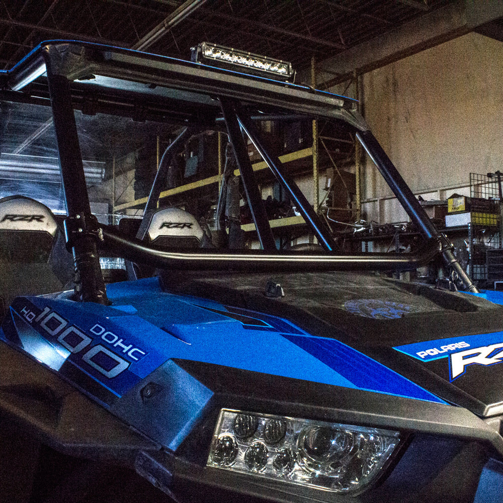Polaris Rzr Turbo | Xp1K | S 9/1K Hmf Apex Windshield Bar Full - Black 2014-18