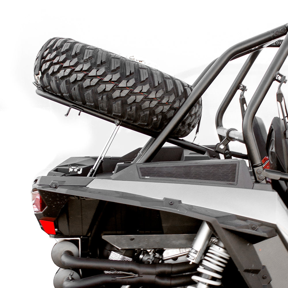 Polaris Rzr Turbo | Rzr Xp1K Hmf Spare Tire Rack  - Black 2014-23