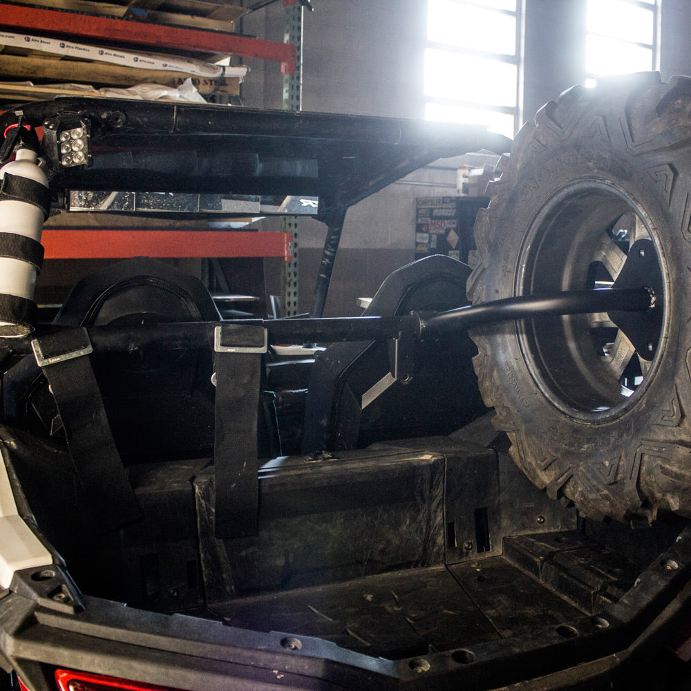 Polaris Rzr S1000 / S900 Hmf Spare Tire Rack  - Black 2015+