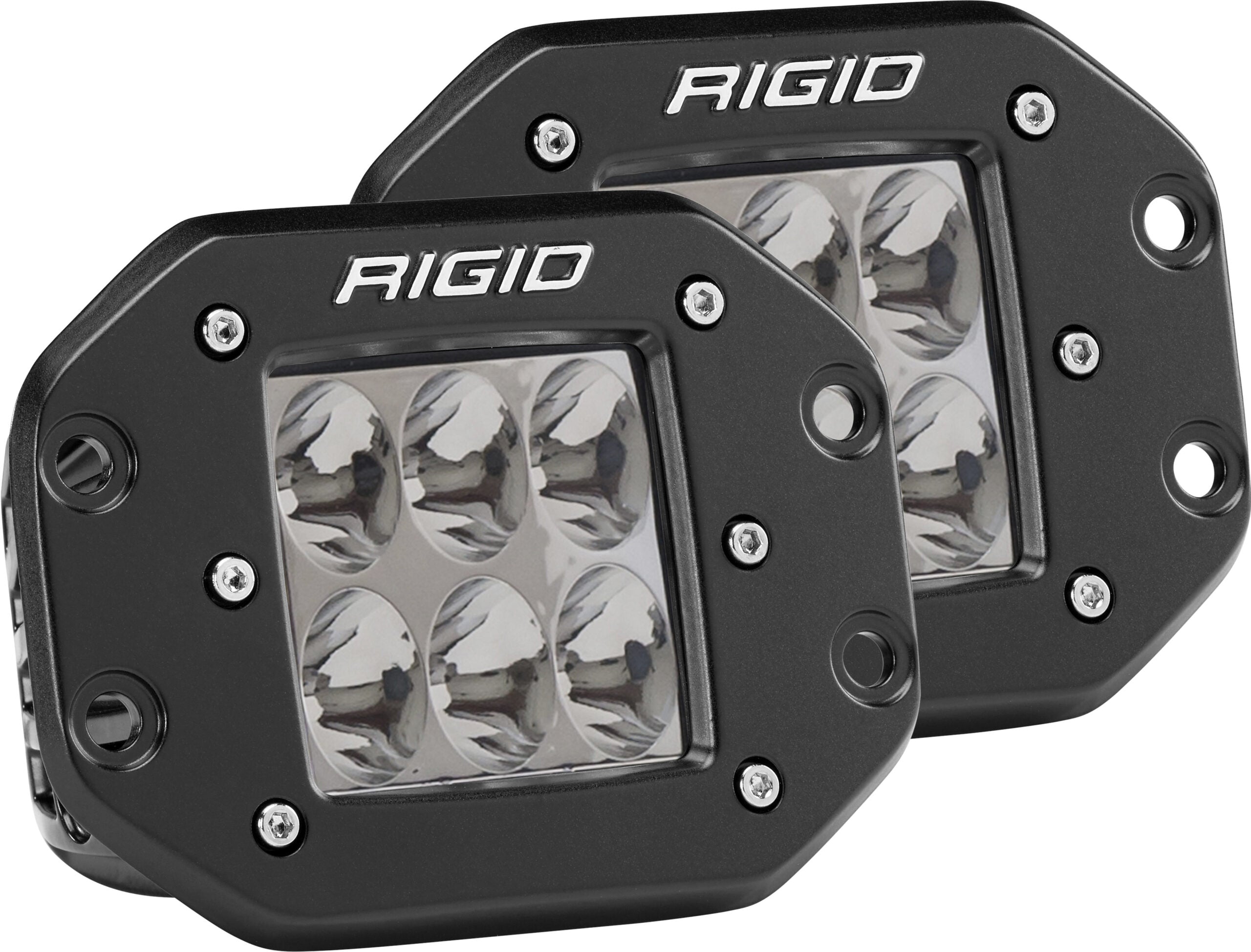 Rigid D-Series Pro Driving Flush Mount Light Pair