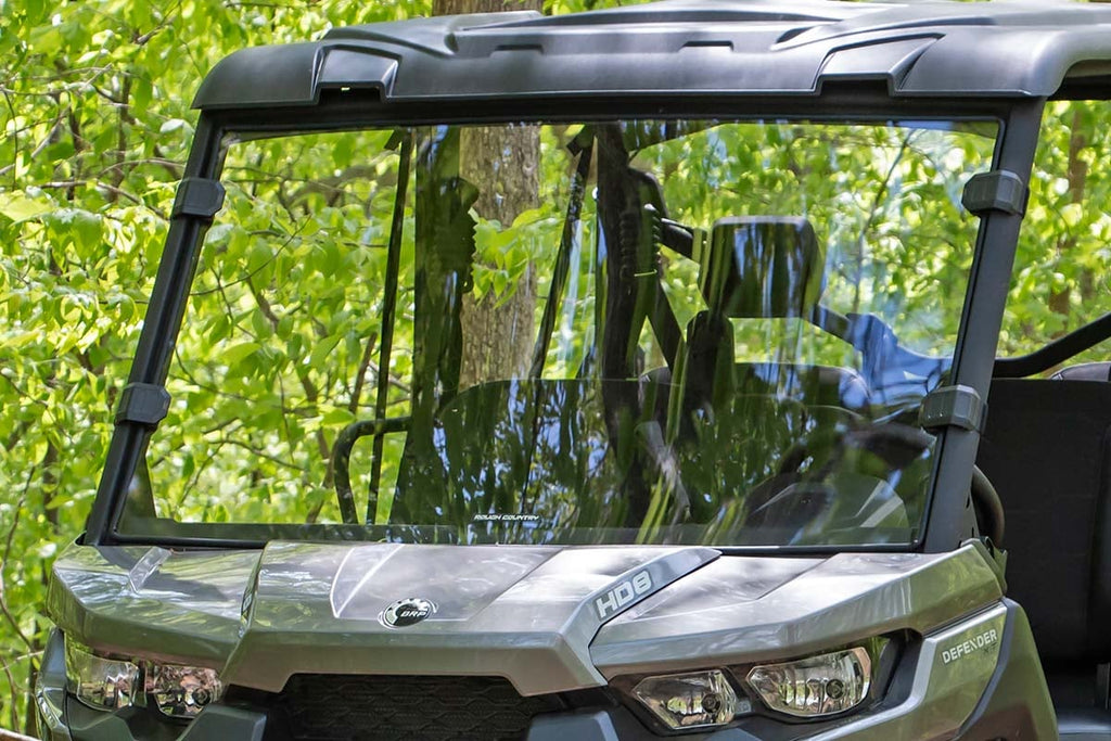 Rough Country Full Windshield | Scratch Resistant | Can-Am Defender HD 10/Defender HD 10 XT (16-22)