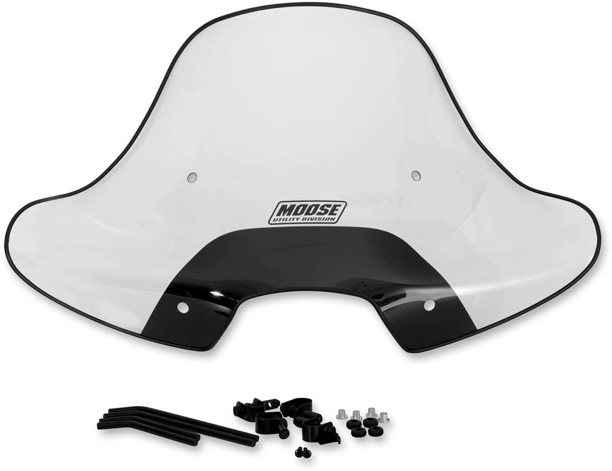 Moose Atv Universal Windshield  Mse Atv W/ Headlight Cutout