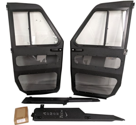 Full Steel Doors By Armor Tech for 2013-19 Polaris Ranger 900/1000/XP/DIESEL & 570 Full Size '15-16